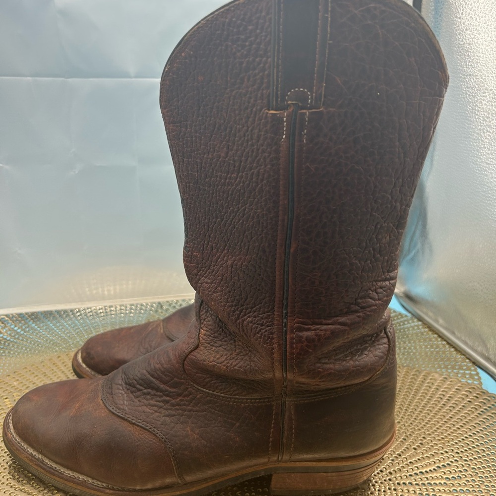 Chippewa men 12 rare handmade bison leather boots - Picture 4 of 12